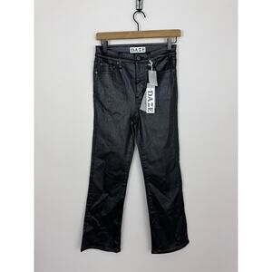 Daze Shy Girl Glitter Coated Black Pants Jeans NWT Size 26